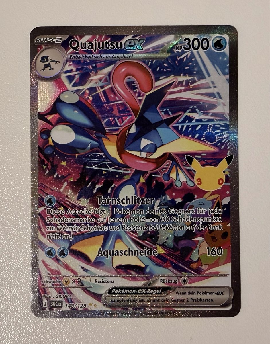 Pokémon Carte collezionabili: Quajutsu ex #148  – Nuovo (secondo la descrizione) da Au SG venduto da Bego1