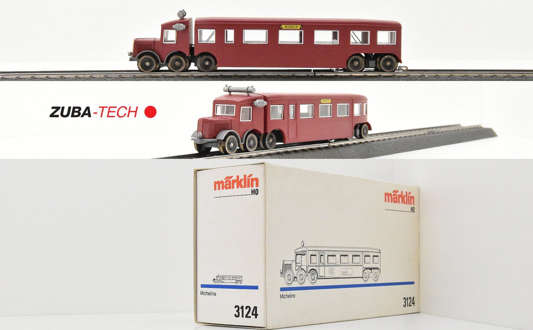 Märklin H0 - 3124 - Autorail - Le bus Micheline - DB