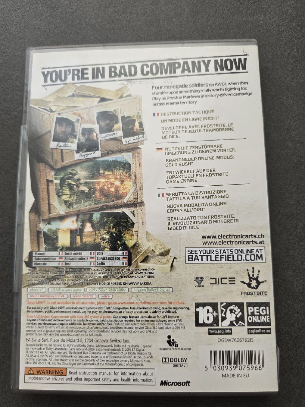 Microsoft Jeux: Battlefield Bad Company Xbox 360 – D'occasion à Füllinsdorf par master_mind 1
