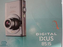 1 Kamera Akku passend zu Canon 85 IS, Batterie mit Ladegerät