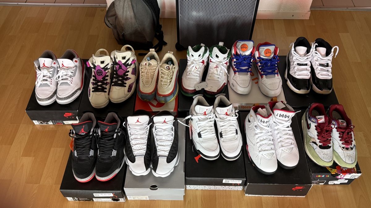 Scarpe da uomo: Baskets Jordan multiples modèles plusieurs tailles bon état – Usato da Leysin venduto da seb_knj9