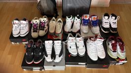 Baskets Jordan multiples modèles plusieurs tailles bon état