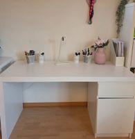 Malm Schreibtisch Ikea weiss 😺😻