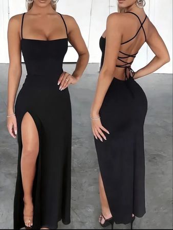 Kleid blau Grösse S mit Schnürung