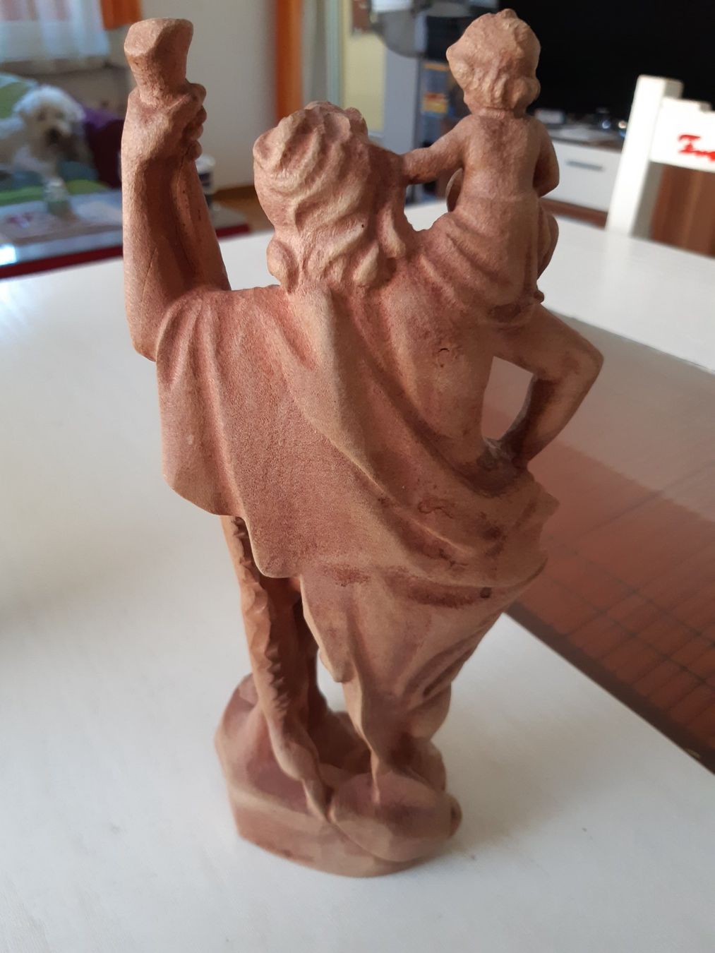 Figuren: Holzfigur - Vater mit Kind – Gebraucht aus Domat-Ems von nugipuff 2