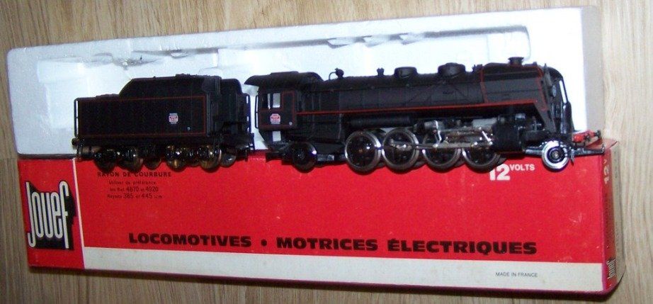 Loco Jouef HO 8273 – 141 R 1246 Mikado Vapeur Fuel, Tender Miramas, Neuve
