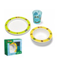 LEGO® Kindergeschirr 2x Teller, 1 Becher