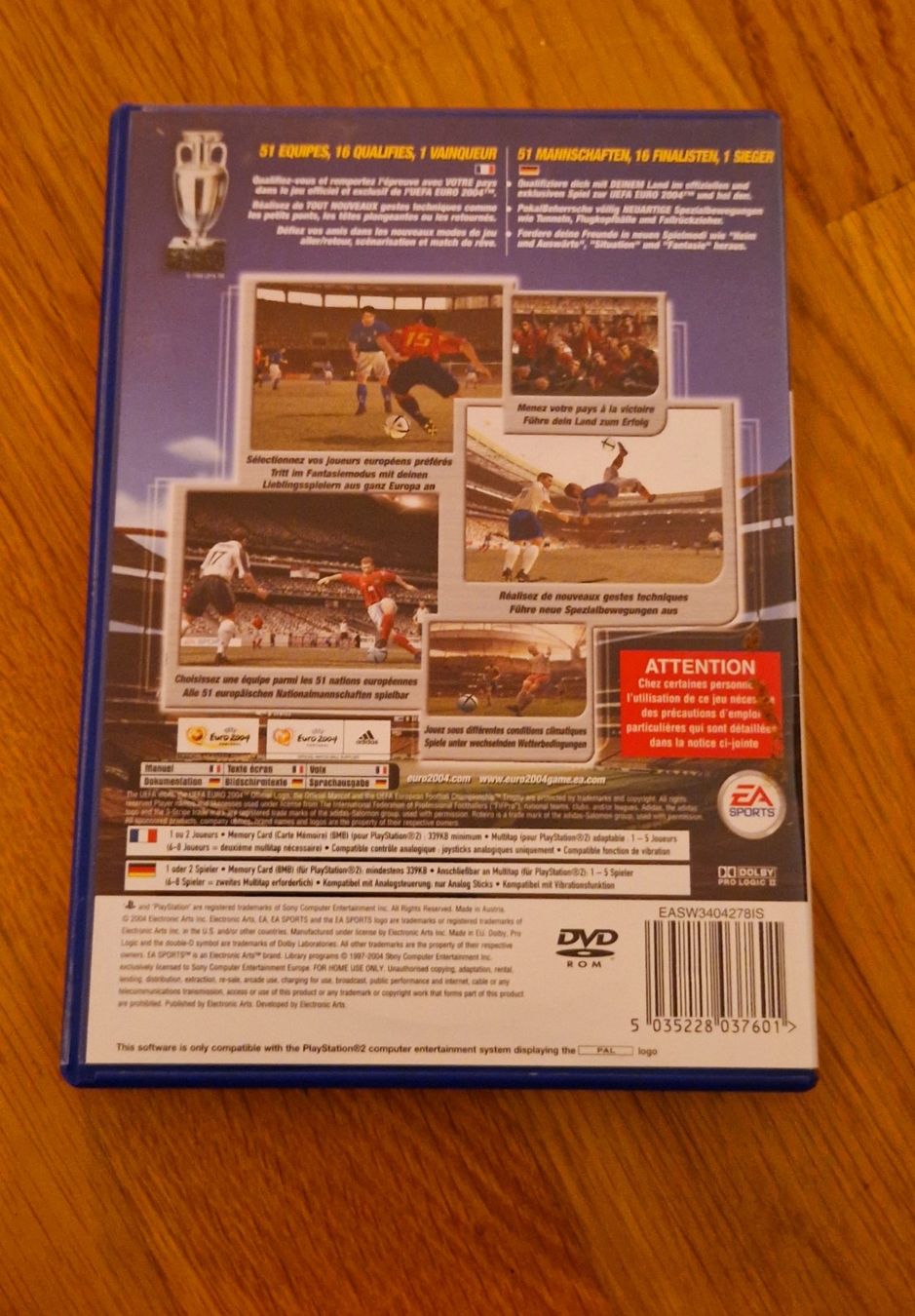 Sony Giochi: UEFA Euro 2004 Portugal PS2 – Usato da Rickenbach b. Wil venduto da ste_2wfc 2