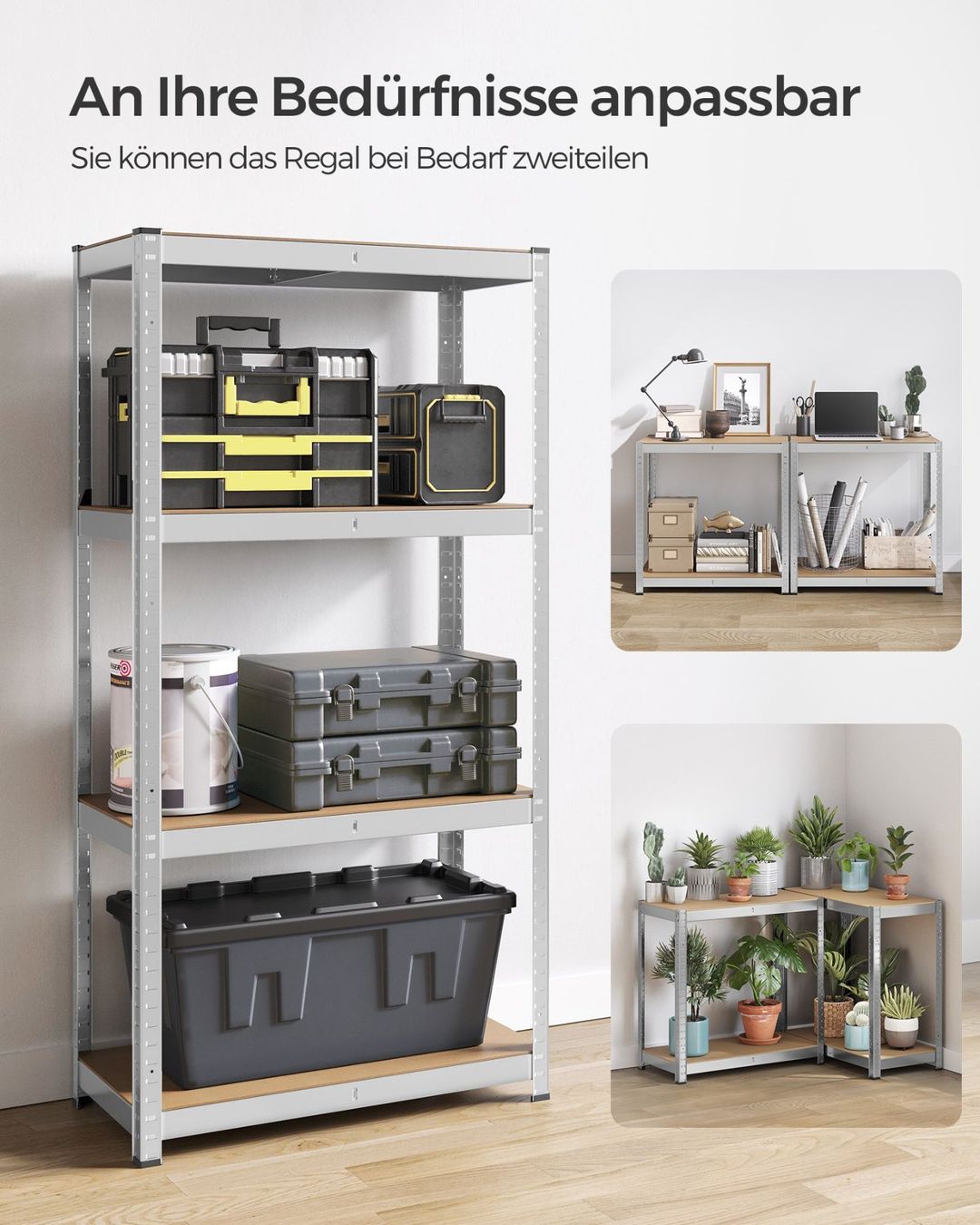 Scaffali: 2er Set Lagerregal Kellerregal Schwerlastregal SATURN – Nuovo e nell'imballaggio originale da Lachen SZ venduto da MAMORU-MOEBEL 5