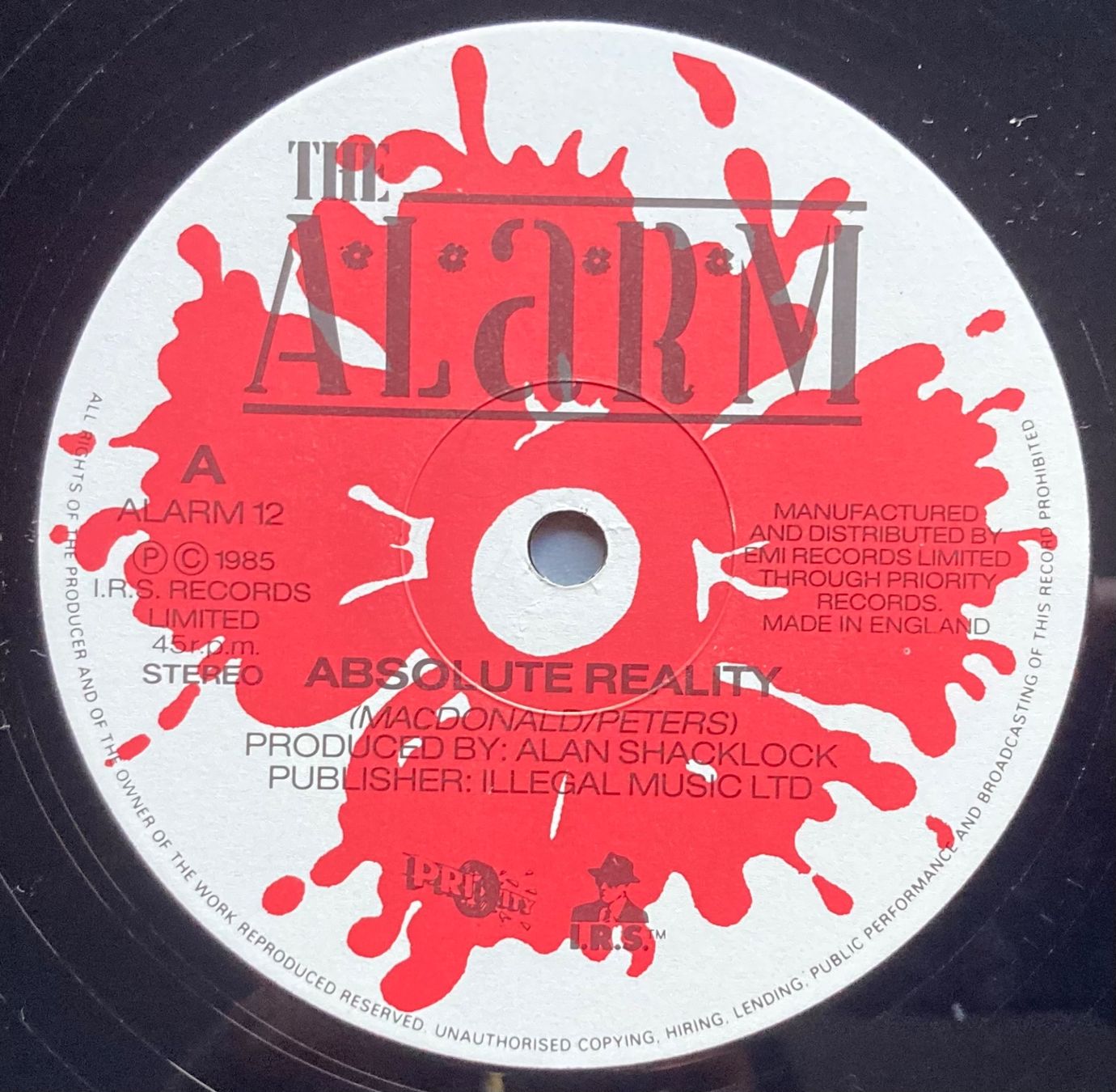 Vinyles: THE ALARM - THE ALARM – D'occasion à Poliez-Pittet par Newtown-Records 2