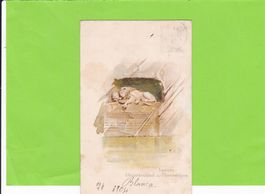 Luzern-Löwendenkmal---1904