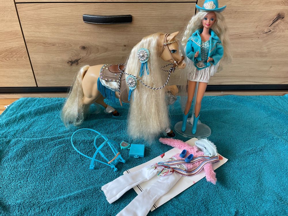 Barbie Pferd Mit Barbie | Kaufen Auf Ricardo