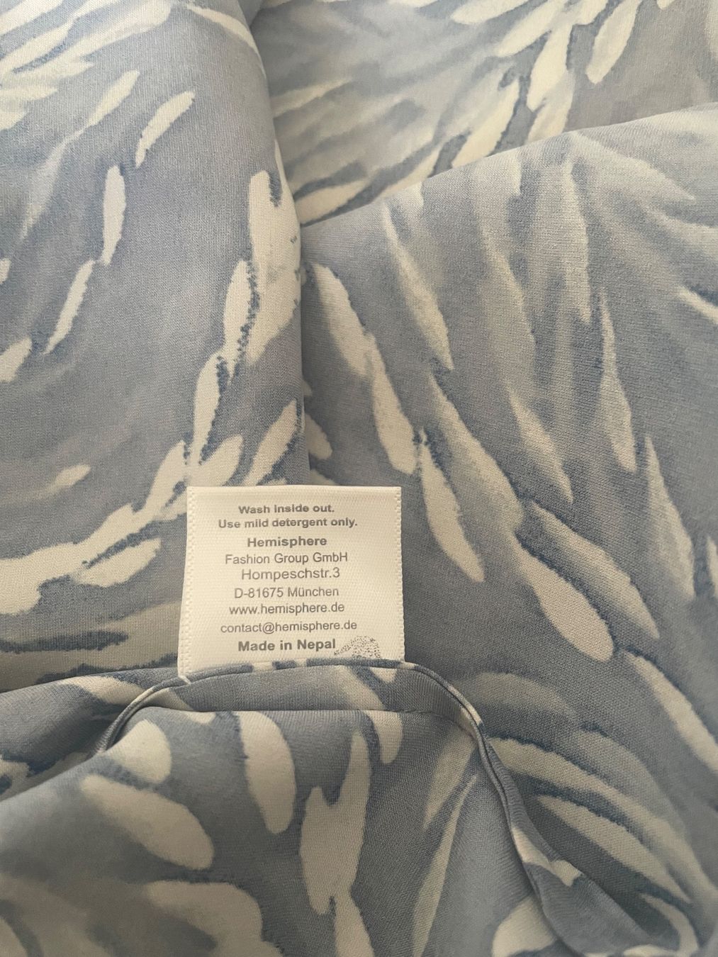Hemisphere Camicette: Hemisphere Seiden Bluse  - Silk Blouse – Usato da Minusio venduto da Pink222 3