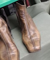 Damen Stiefeletten braun Leder Grösse 38