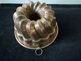 Gugelhupf-Backform aus Kupfer