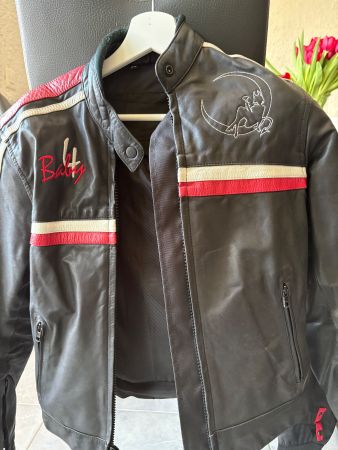 Lederjacke (Harley Davidson) Gr. 38, „4Baby“