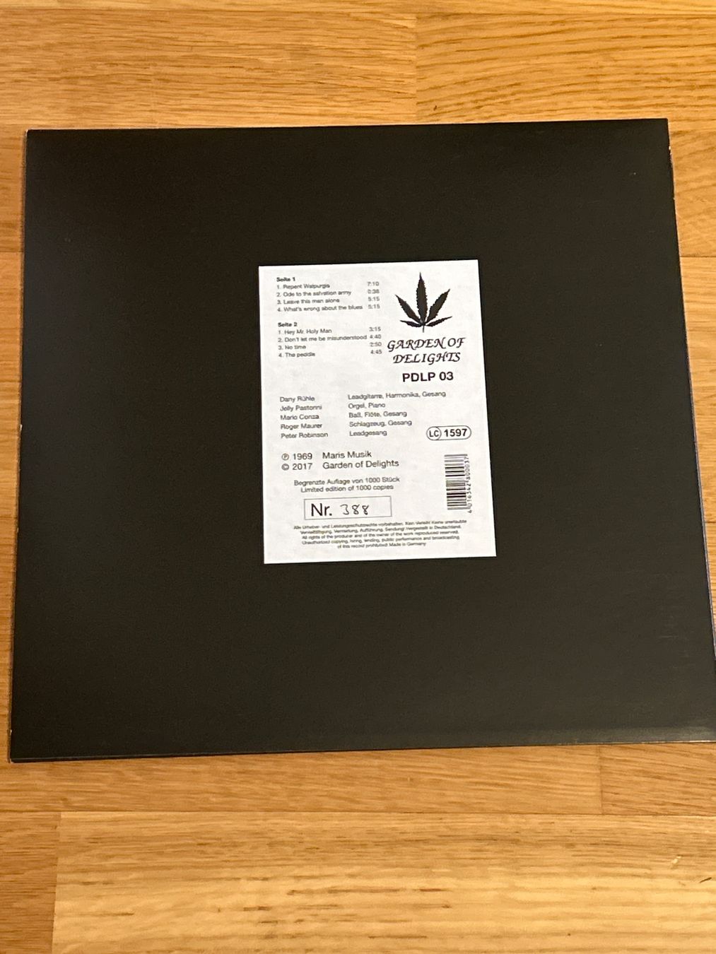 Dischi in vinile: Shiver. 2017. Limited Edition Numbered 492/1000 – Usato da Faulensee venduto da Mizuno06 1