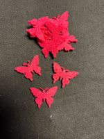 Dekoartikel «Schmetterling» pink(rot)