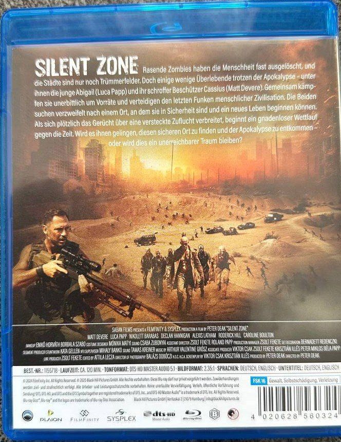 Tutti i DVDs: Silent Zone - Blu-Ray - Top Zustand – Usato da Beringen venduto da Mantafisch1 1