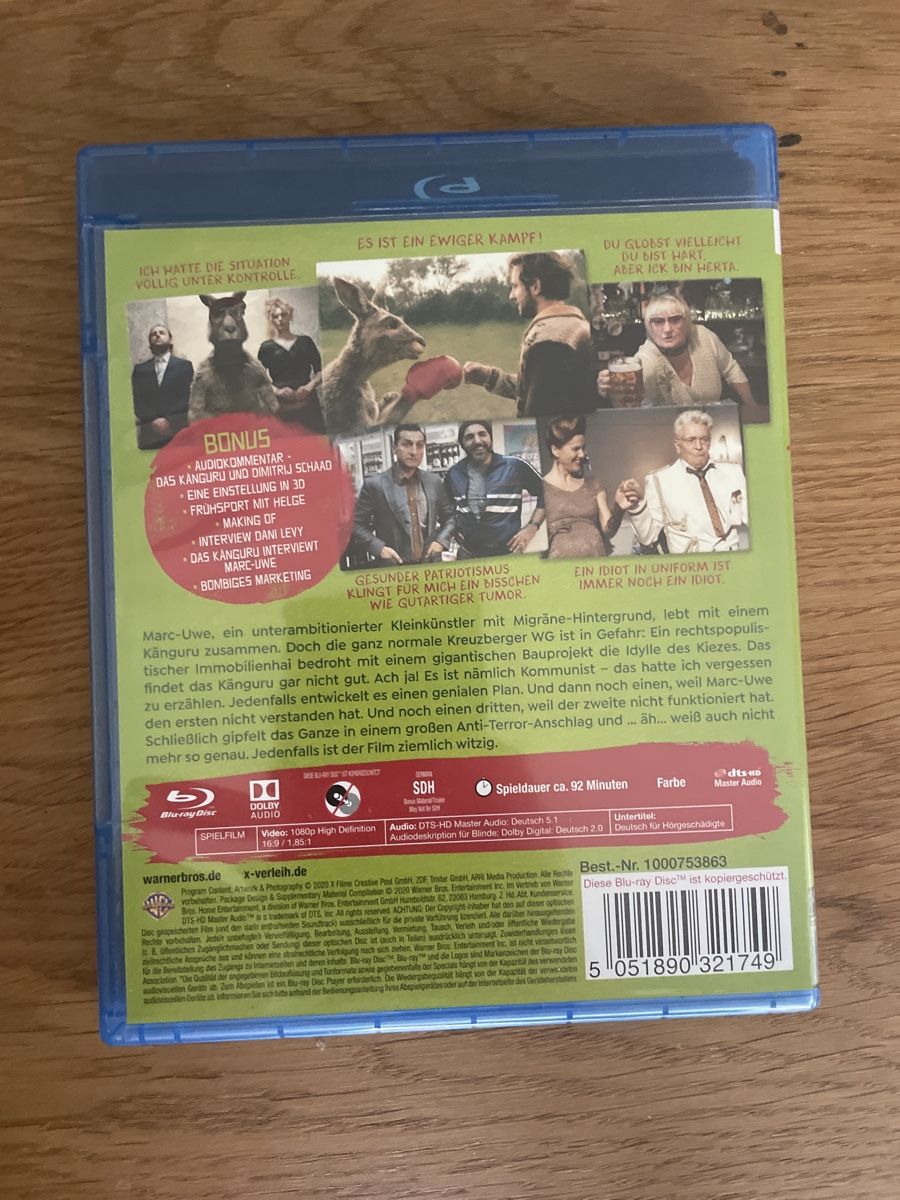 Tutti i DVDs: Die Känguru Chroniken (2020) Blu Ray – Usato da Hagendorn venduto da masterchieff 1