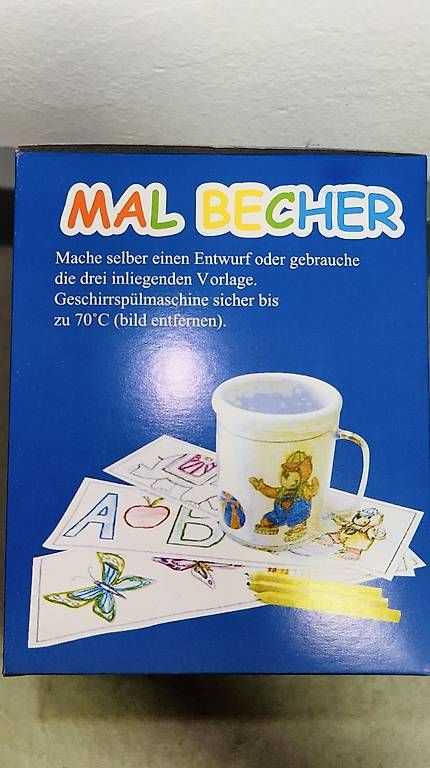 Tassen: Neu! Malbecher mit 6 Farbstiften – Neu und originalverpackt aus Schönenbuch von hug_f2ny