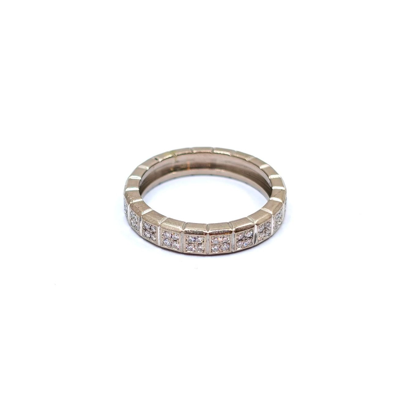 Chopard Anelli: Bague Chopard Ice Cube Or Gris 18k & Diamants – Usato da Montreux venduto da CashPay_Montreux