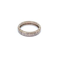 Bague Chopard Ice Cube Or Gris 18k & Diamants