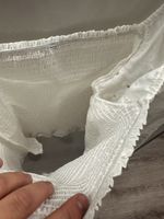 Weisses Sommer Top mit Puffärmel, Grösse M - Neuwertig!