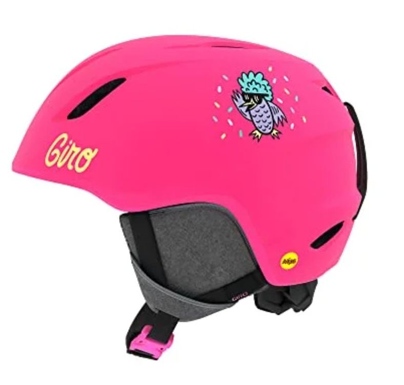 Giro Launch Helm mit Brille XS (48 52cm) Skihelm Kids pink Kaufen