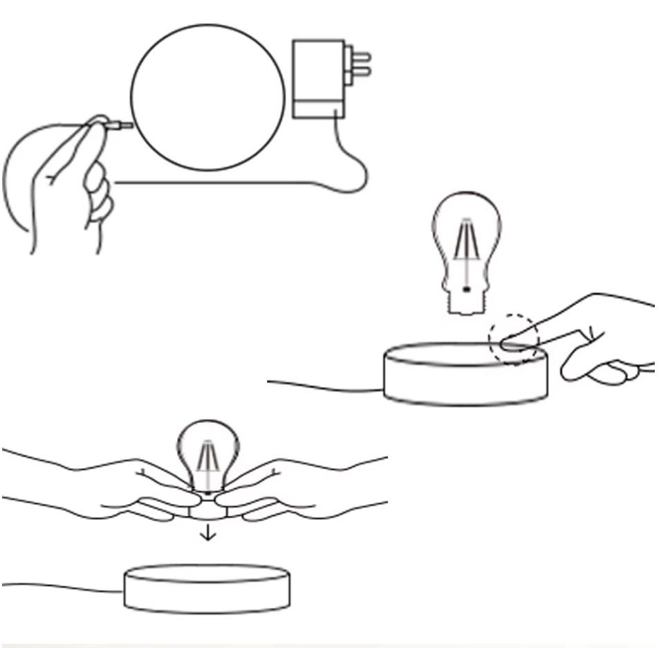 Lampade: die schwebende Glühbirne – Nuovo e nell'imballaggio originale da Diepoldsau venduto da preisparadies-ch 6
