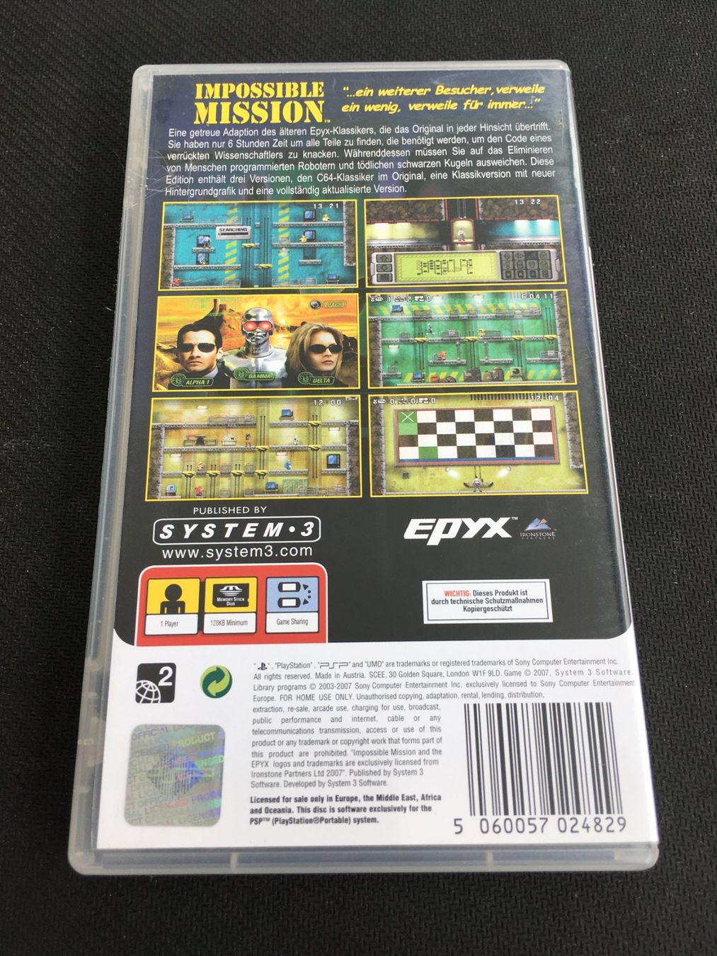 Sony Giochi: Impossible Mission - PSP – Usato da St.Gallen venduto da sjosjo 1