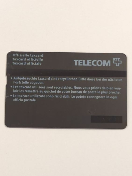 Cartes de téléphone: Carte téléphonique PTT / taxcard – D'occasion à Chavannes-Renens par the_glu 1