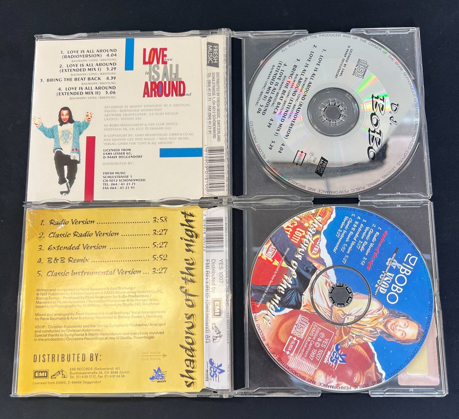 CD: 2 Single CDs vom Dj Bobo – Usato da Zürich venduto da Drahtzug 1