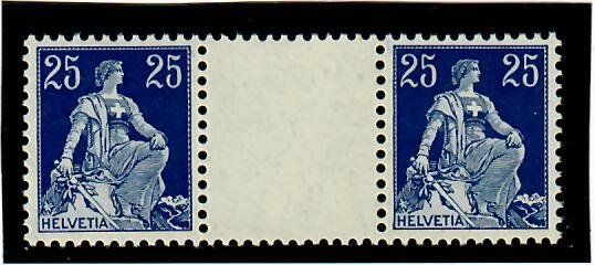 Alle Briefmarken: Zwischensteg S XIV, postfrisch, mit Attest – Neu (gemäss Beschreibung) aus Riehen von dfaess