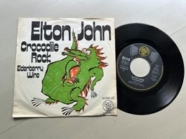 ELTON JOHN tolle Kult Single Hit Crocodile rock Top Charts