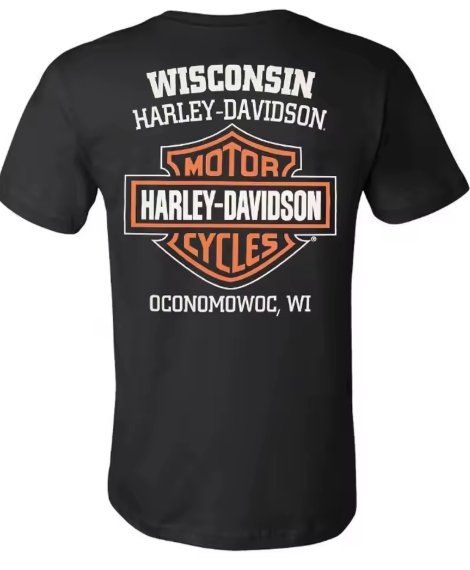 T-shirt Harley-Davidson, skull, taille 2XL/ J095 3