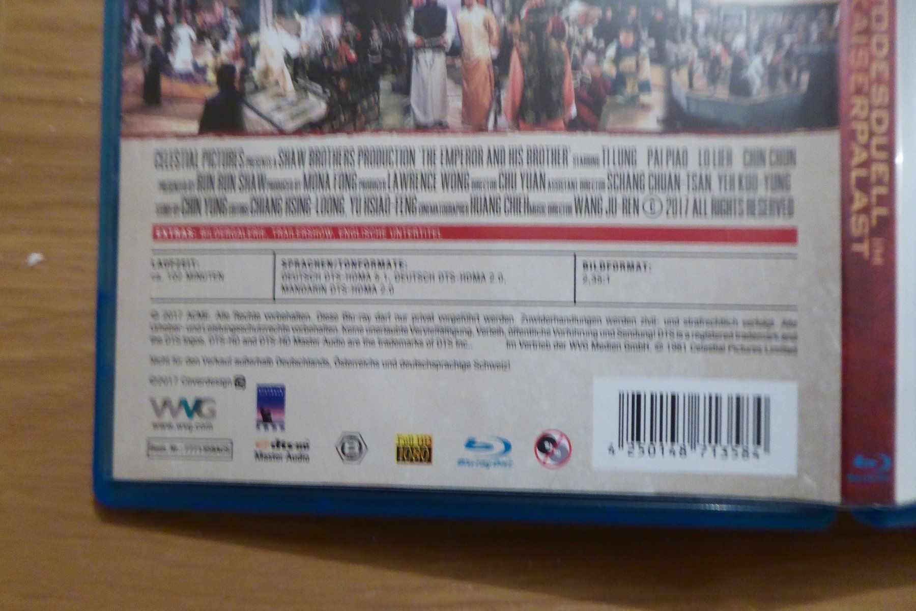 Alle DVDs: Bluray Todesduell im Kaiserpalast – Gebraucht aus Allschwil von Summelsarium 2
