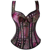 Gothic Korsett Corset aus Brokat ARKI - M L XL XXL