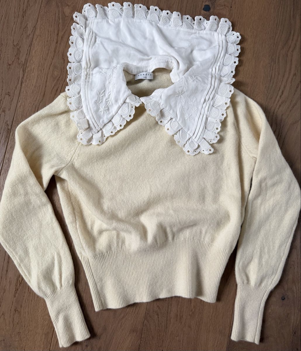 Sandro Maglioni & Felpe: Damen Pullover sandro gelb – Usato da Widnau venduto da freipe 1