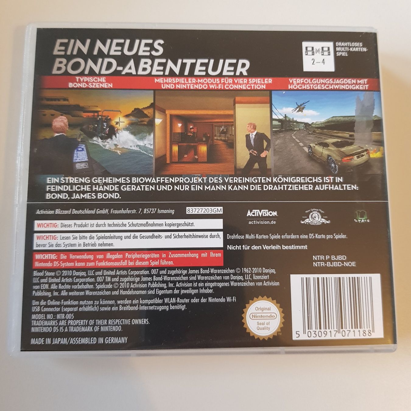 Nintendo Jeux: 007 Blood Stone /DS – D'occasion à Münchenstein par 2DGames 1