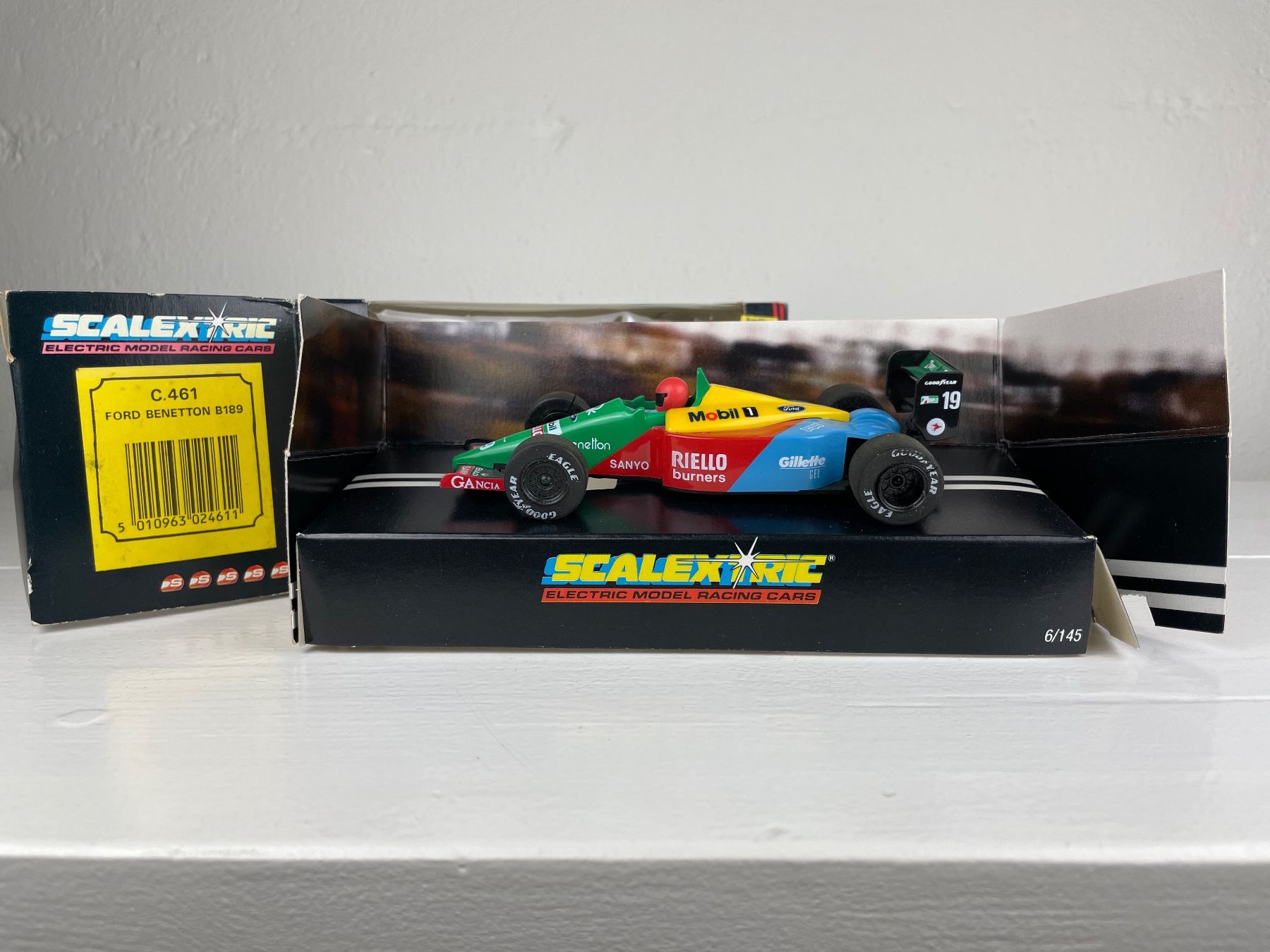 Carrera Circuits: Scalextric C461 Benetton F1 B189 #19 – Neuf (Voir description) à Genthod par lightyear63 1