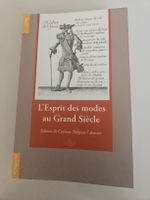 Livre L'Esprit des modes au Grand Siècle 