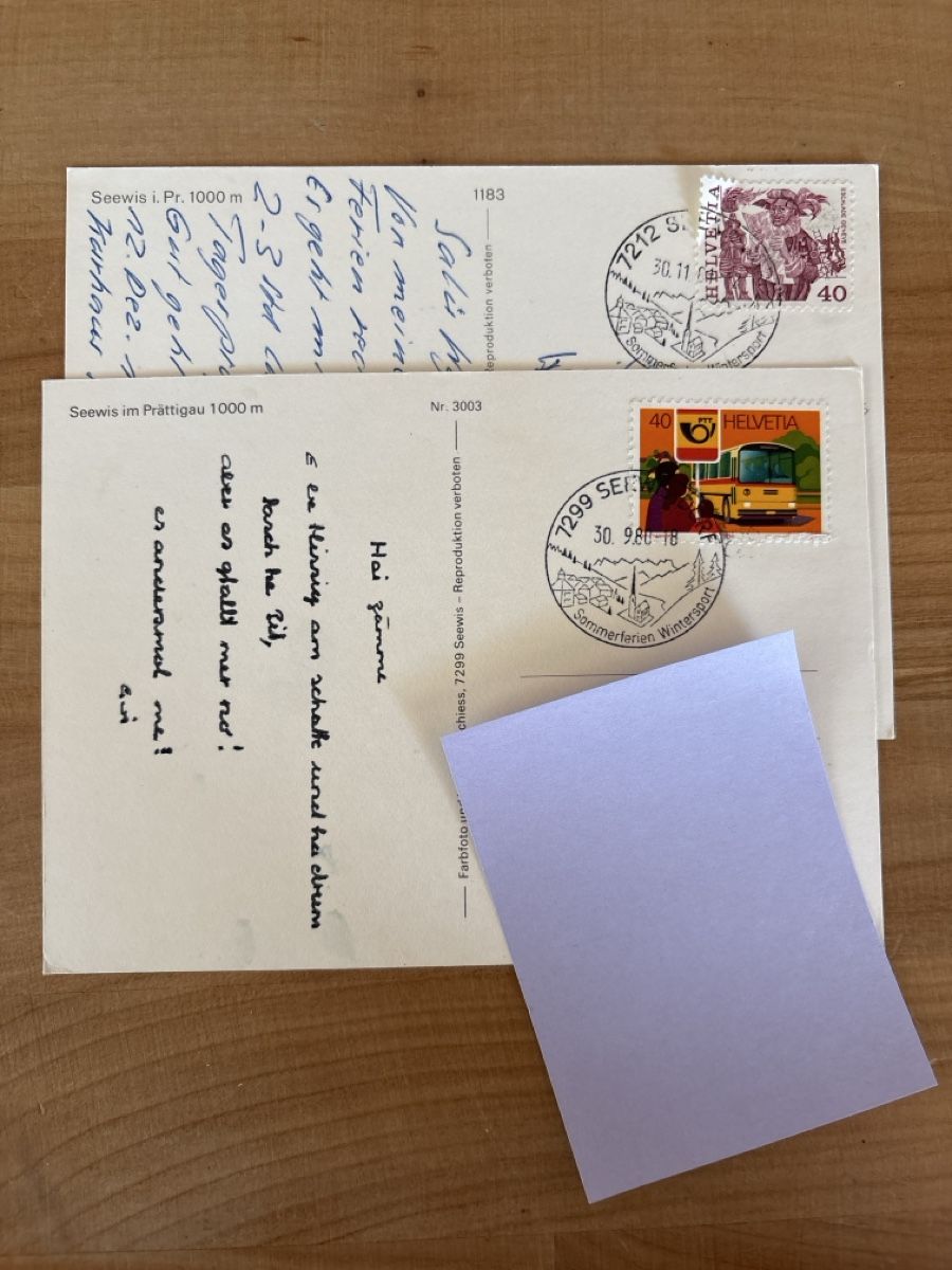 Cartoline postali: AK von Seewis – Usato da Rümlang venduto da Brieftaube2 1