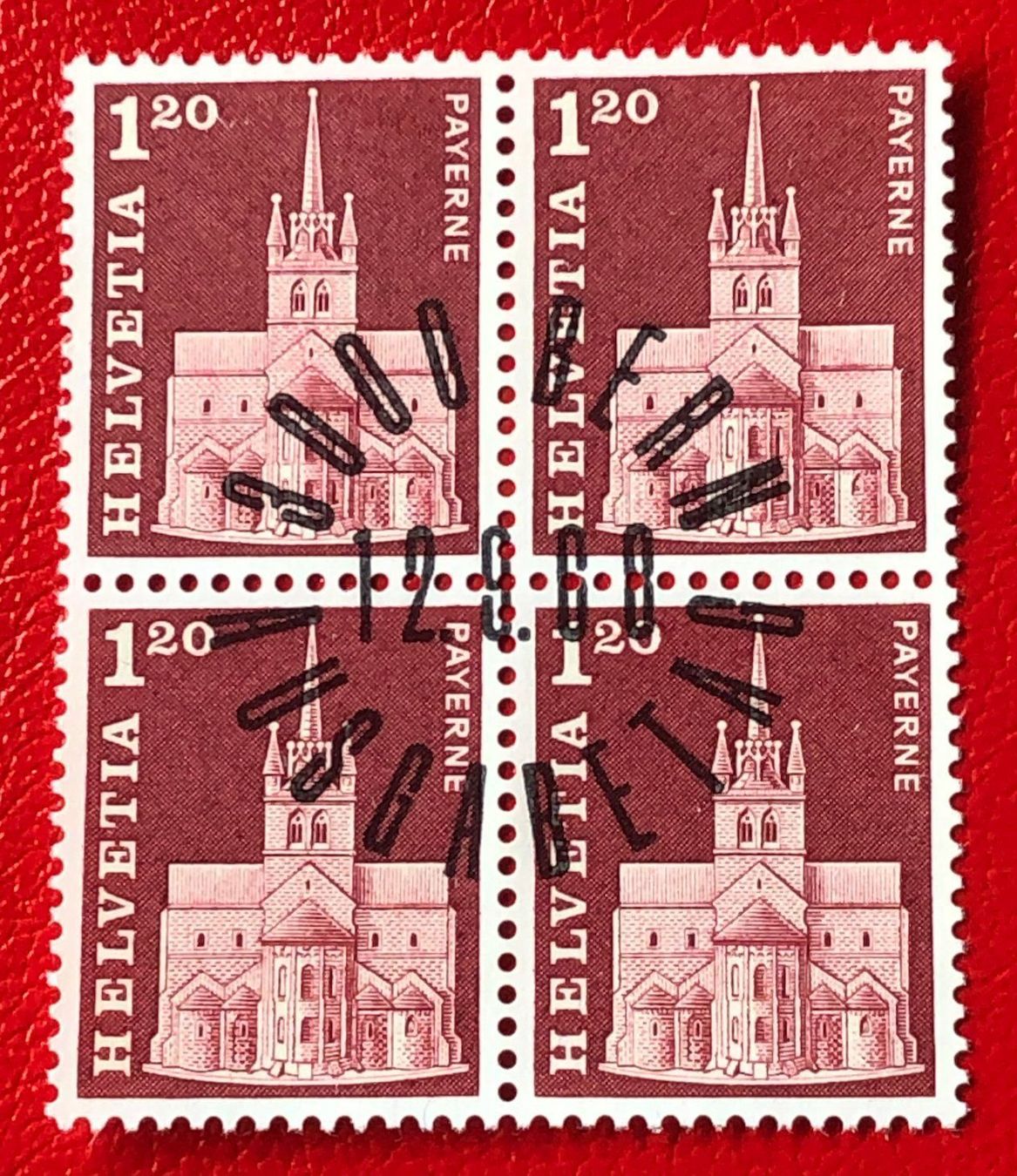 Tutti i francobolli: 4 er Block Nr.420 mit Vollstempel Bern – Usato da Aarau venduto da Billa007