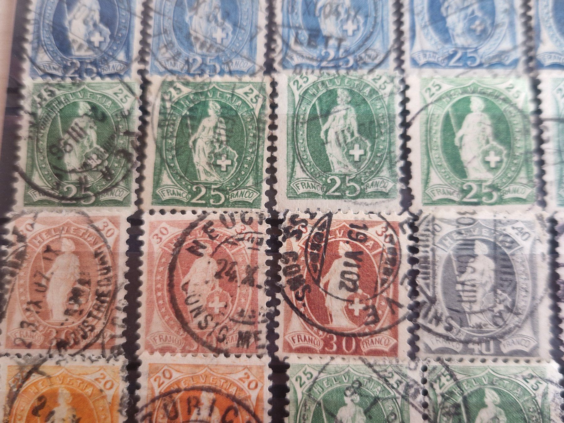 Tutti i francobolli: Ansammlung Stehende, nicht bestimmt, ab 1.- – Usato da Burgdorf venduto da Glossy01 4