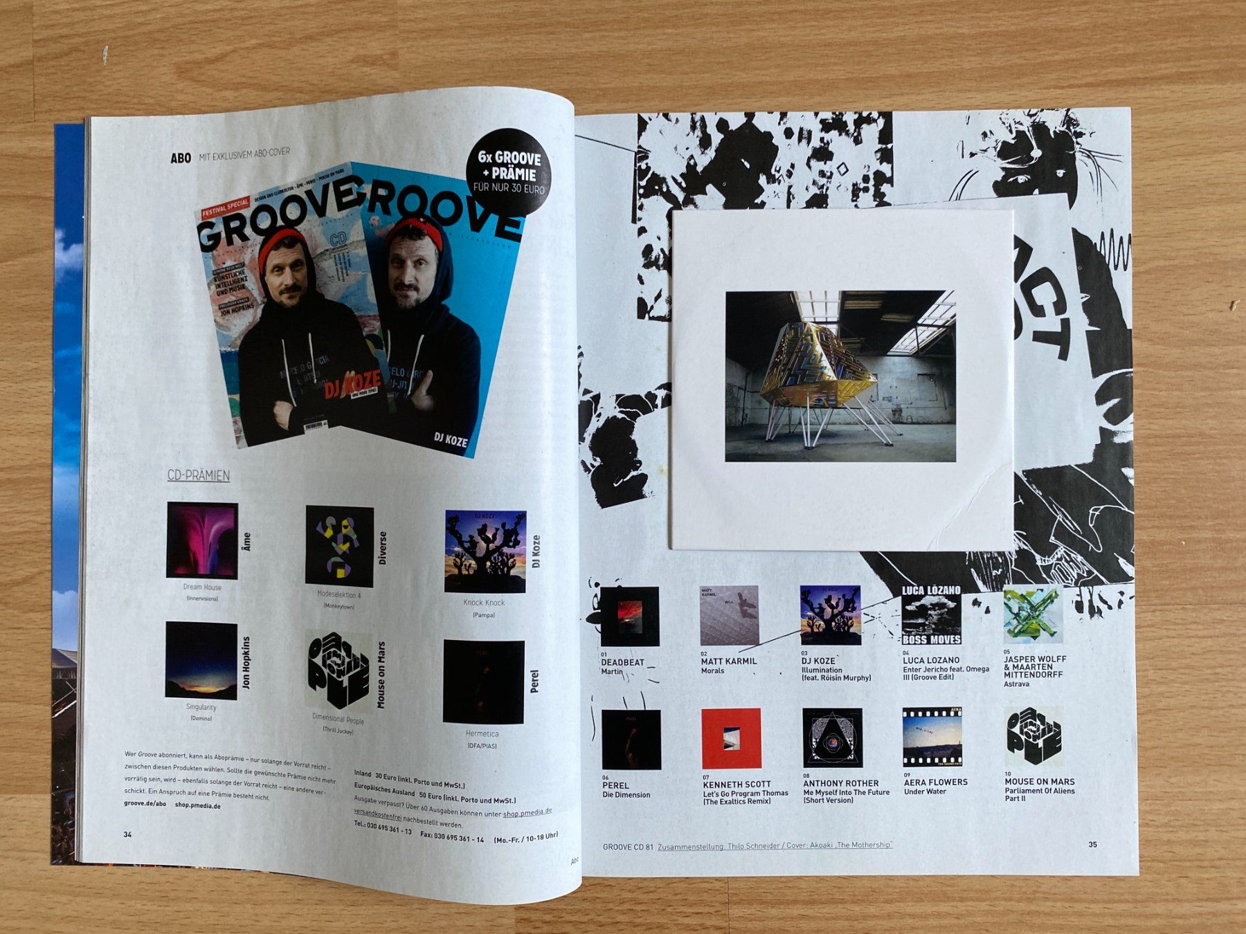 CD: Groove Magazin mit CD DJ Koze – Nuovo (secondo la descrizione) da Gümligen venduto da Vicky2 1