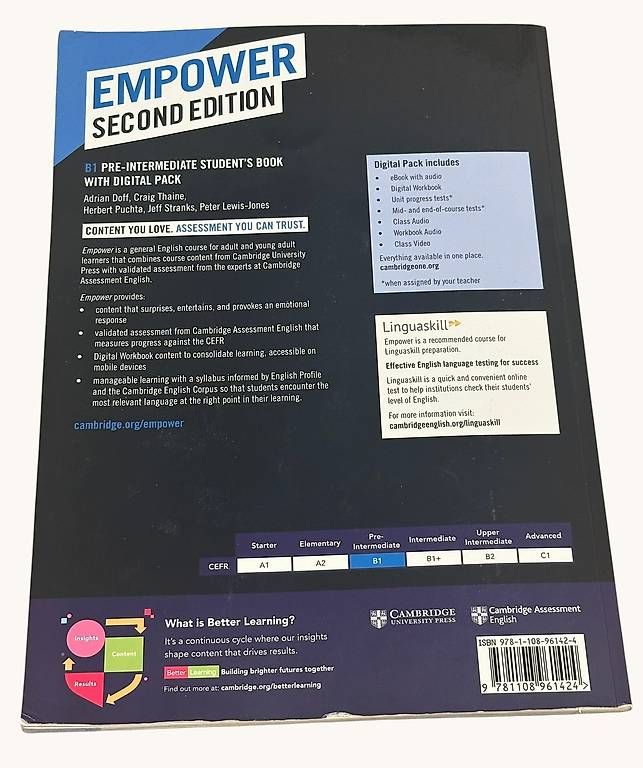 Libri: Livre "EMPOWER SECOND EDITION STUDENT'S BOOK B1" – Usato da Lausanne venduto da SkySell 1