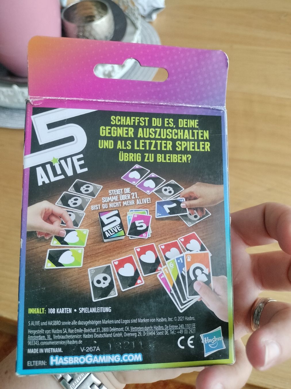 Hasbro Giochi: Five Alive Kartenspiel – Usato da Gordevio venduto da LadyTicino 1