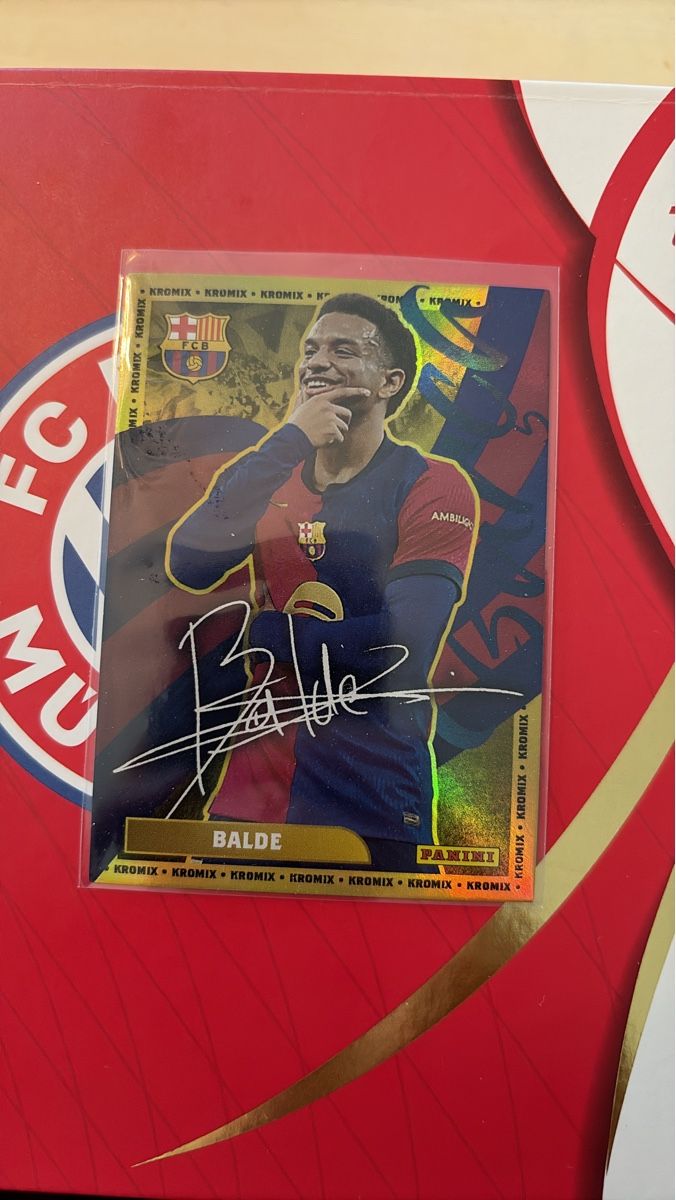 Panini Carte collezionabili: Panini 2023-2024 Balde Kromix signiert – Nuovo (secondo la descrizione) da Rheineck venduto da FediCre45