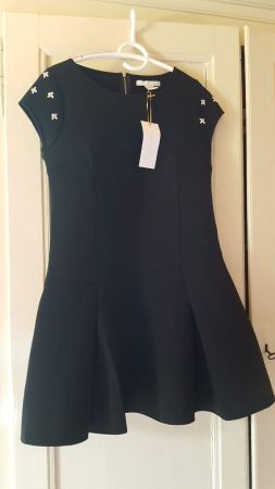 Mademoiselle R Robe noire néoprène/Kleid